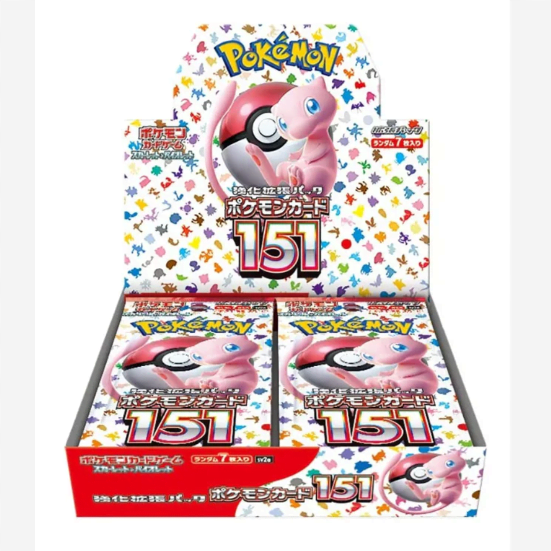 Box Pokémon Card 151 giapponese con Mew e design originale, set esclusivo per collezionisti su Weeaboverse