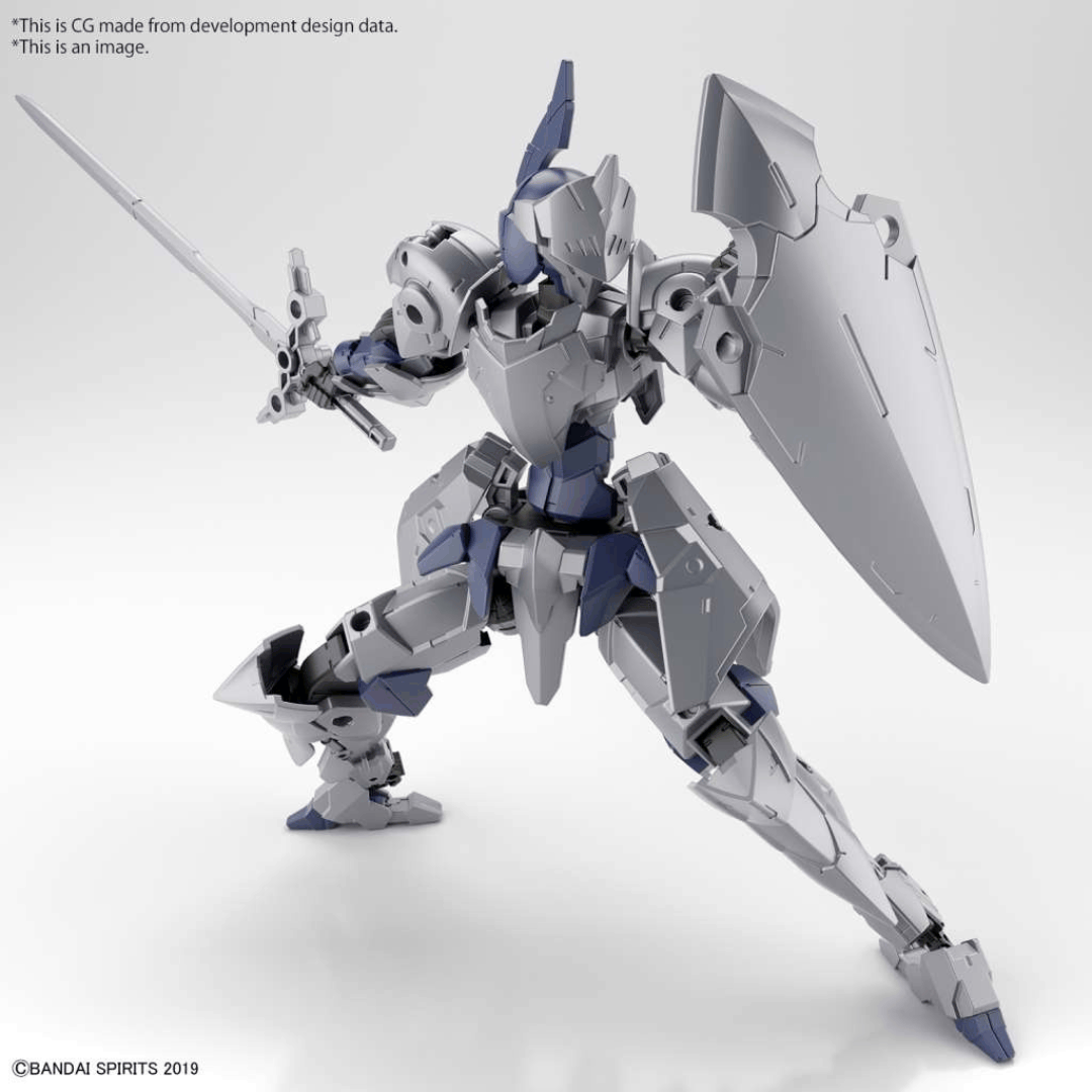 Bandai 30MM Spinatio Knight Type 1/144 – Mecha cavaliere con lancia, scudo e armatura modulare per pose dinamiche e personalizzazione.