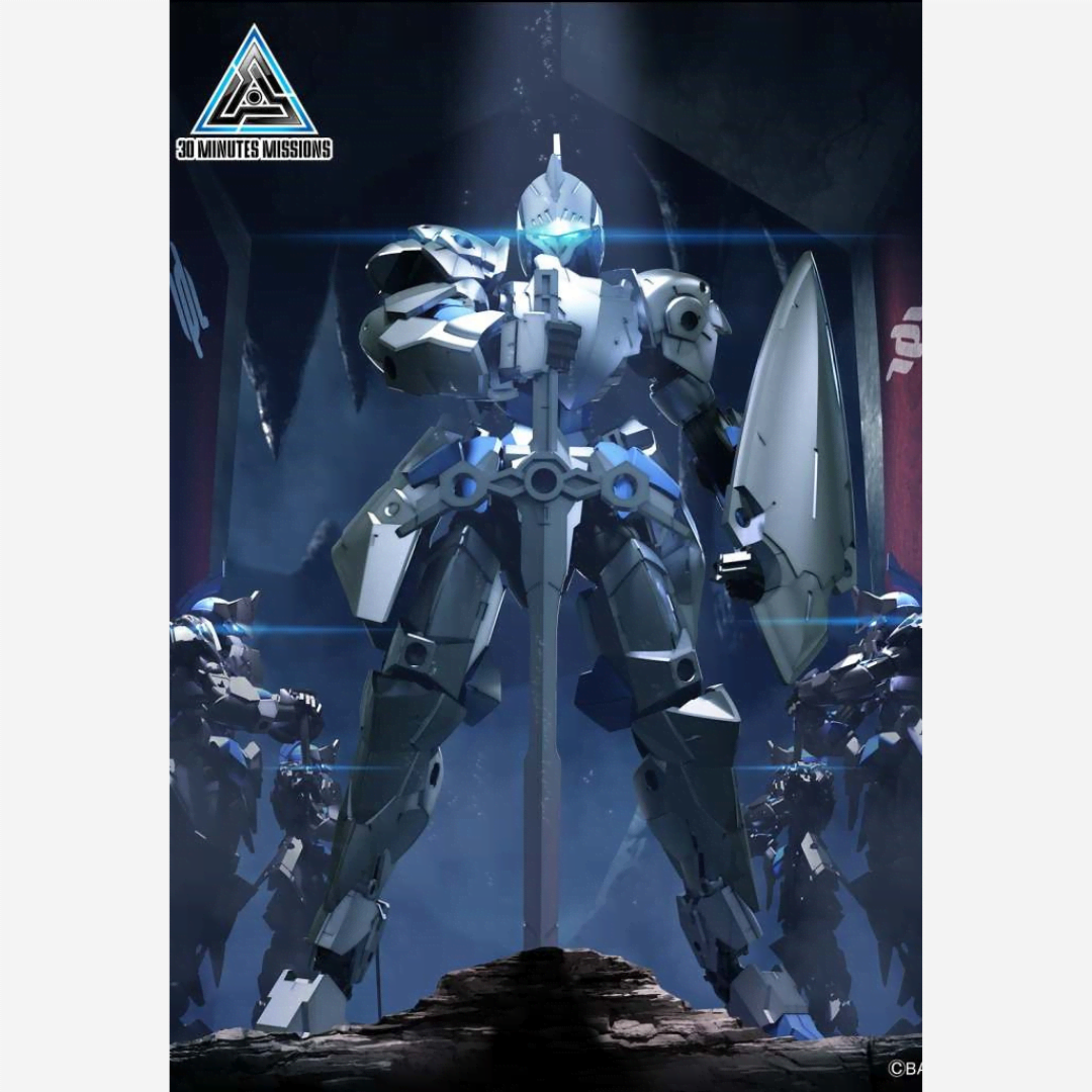 Bandai 30MM Spinatio Knight Type 1/144 – Mecha cavaliere con lancia, scudo e armatura modulare per pose dinamiche e personalizzazione.