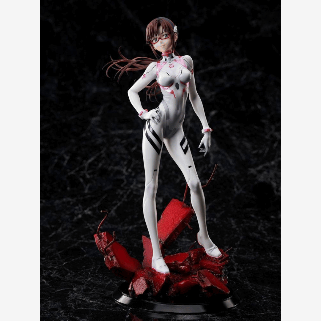 Statua Mari Makinami Last Mission Evangelion 3.0+1.0 27 cm in PVC con base, figure da collezione anime disponibile su Weeaboverse