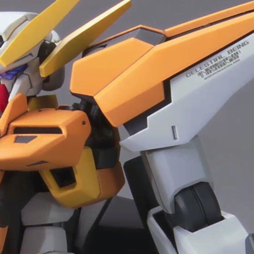 Gundam Decal Set 128 Bandai per Gunpla 1/144, water decals ufficiali Gundam 00 Movie con simboli Celestial Being, GN e loghi personalizzati.