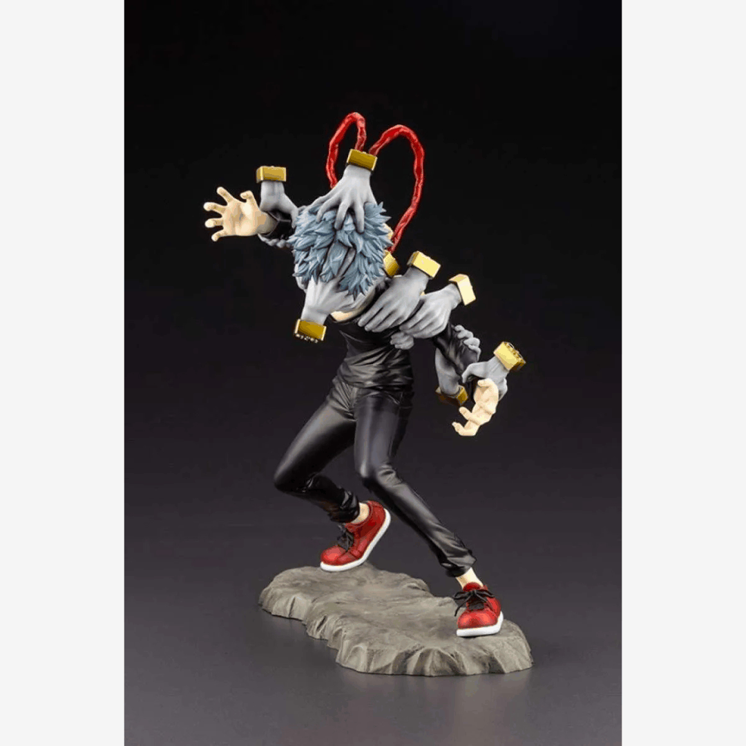 Figure Tomura Shigaraki 23 cm My Hero Academia in PVC con mani sul volto e posa dinamica – villain anime disponibile su Weeaboverse