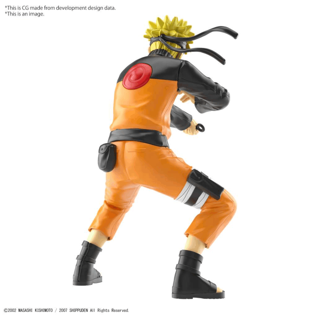 Box Model Kit Entry Grade Naruto Uzumaki Bandai, modellino in scala 1/10, facile da montare e dettagliato, perfetto per fan di Naruto Shippuden.