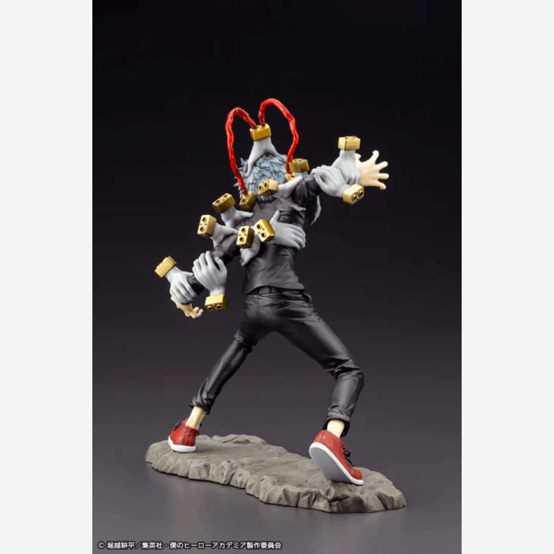 Figure Tomura Shigaraki 23 cm My Hero Academia in PVC con mani sul volto e posa dinamica – villain anime disponibile su Weeaboverse
