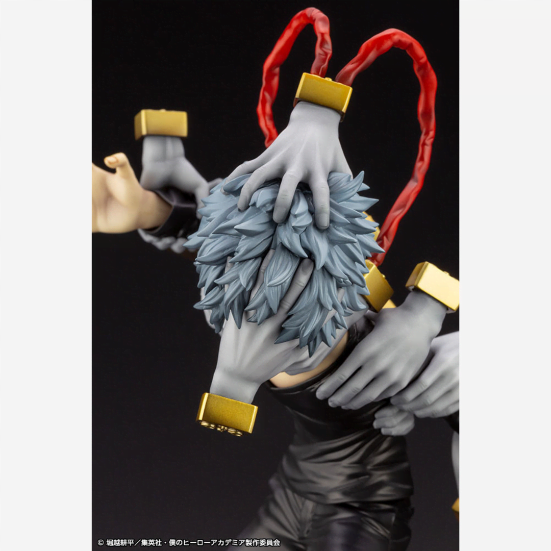 Figure Tomura Shigaraki 23 cm My Hero Academia in PVC con mani sul volto e posa dinamica – villain anime disponibile su Weeaboverse