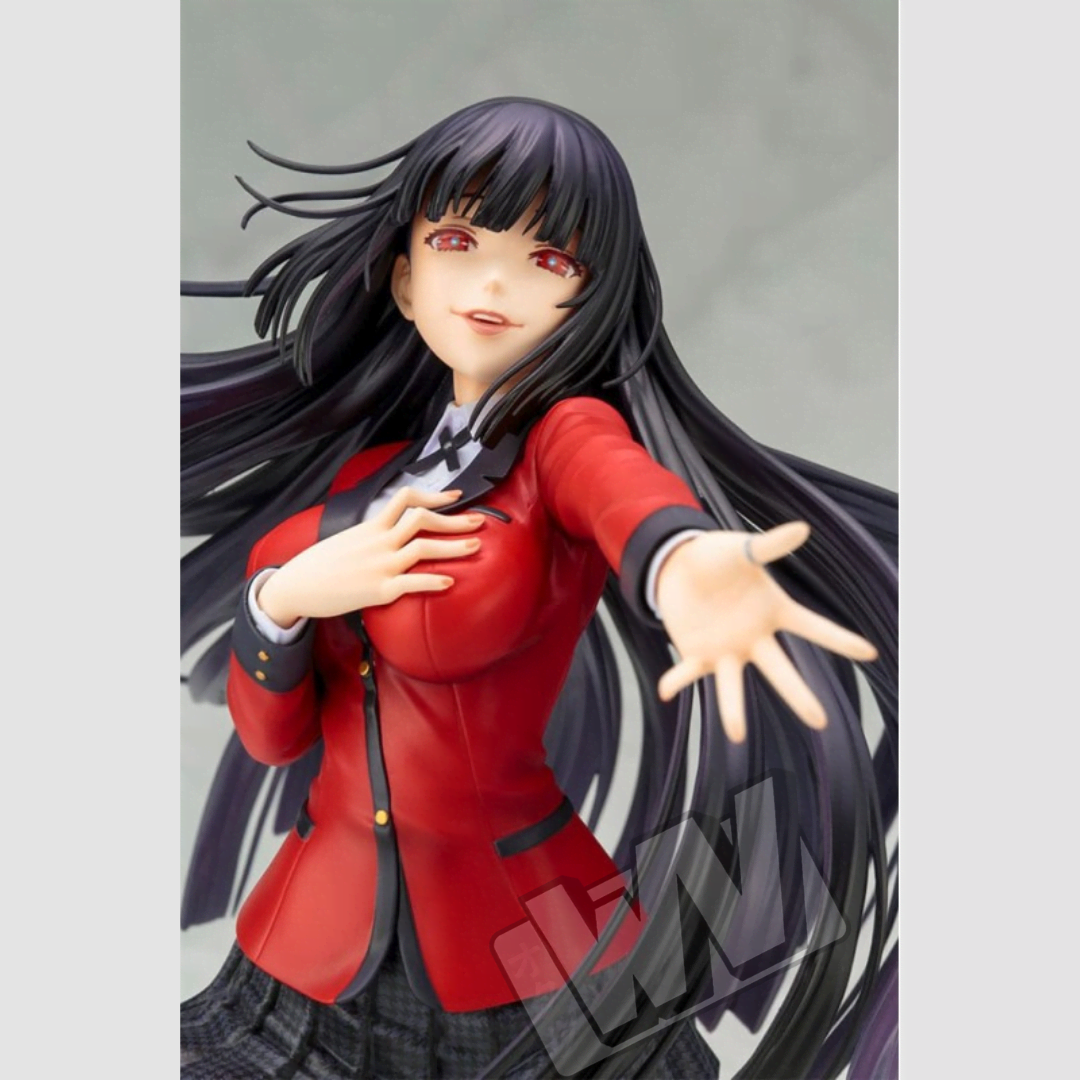 Figure Yumeko Jabami ARTFX J Kotobukiya 1/8 22 cm in PVC da Kakegurui: dettagli realistici, posa dinamica e design fedele all’anime originale