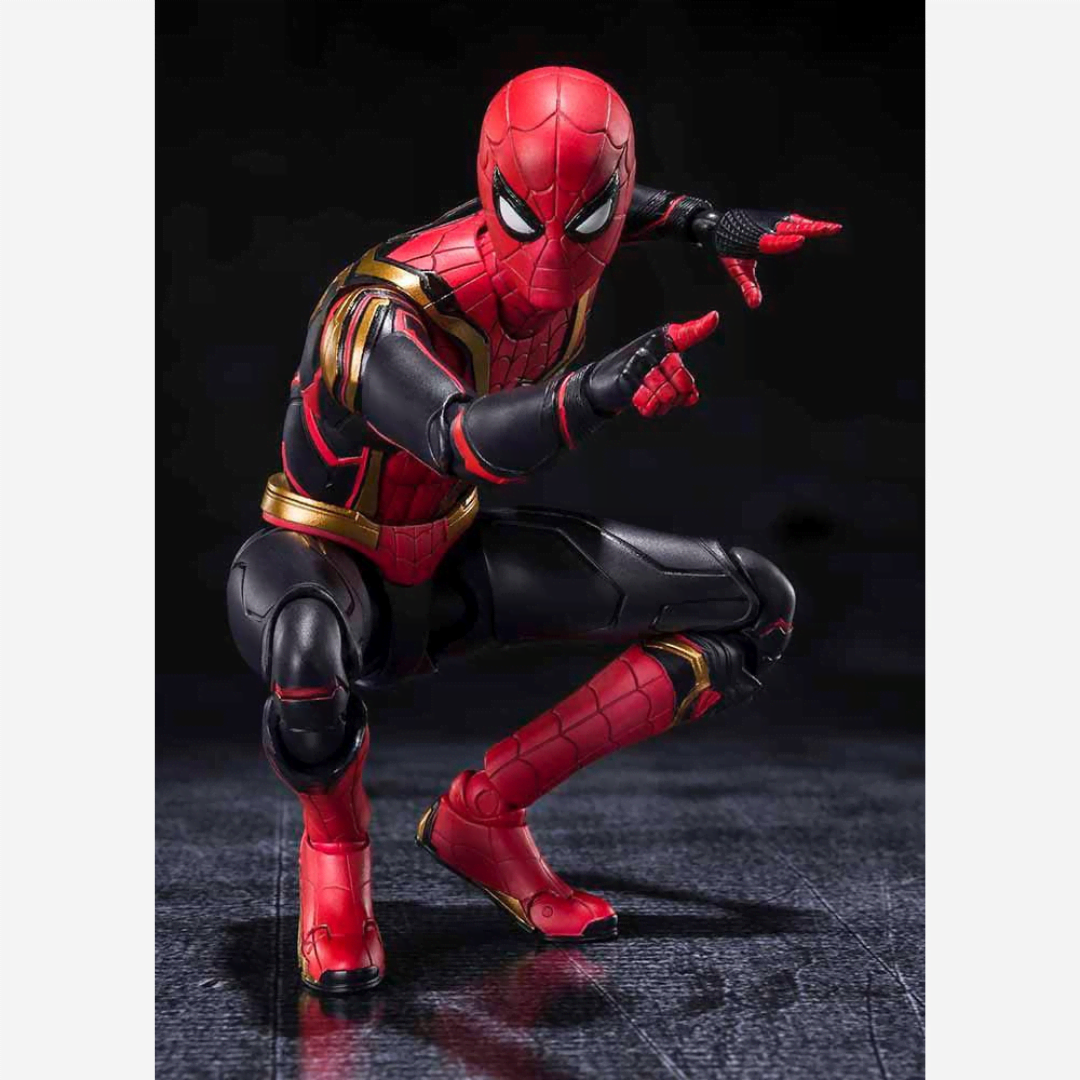 Action figure Spider-Man Final Battle No Way Home 15 cm – versione Tom Holland con accessori e dettagli da battaglia per collezionisti Marvel.