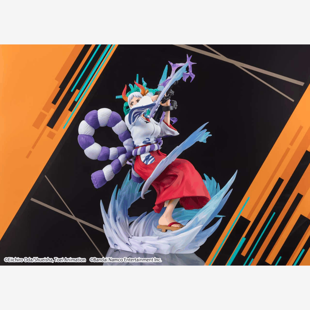 Figure Yamato One Piece Bounty Rush 5° Anniversario 21 cm, edizione limitata con dettagli dinamici e packaging celebrativo