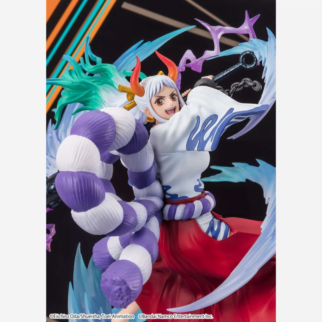 Figure Yamato One Piece Bounty Rush 5° Anniversario 21 cm, edizione limitata con dettagli dinamici e packaging celebrativo