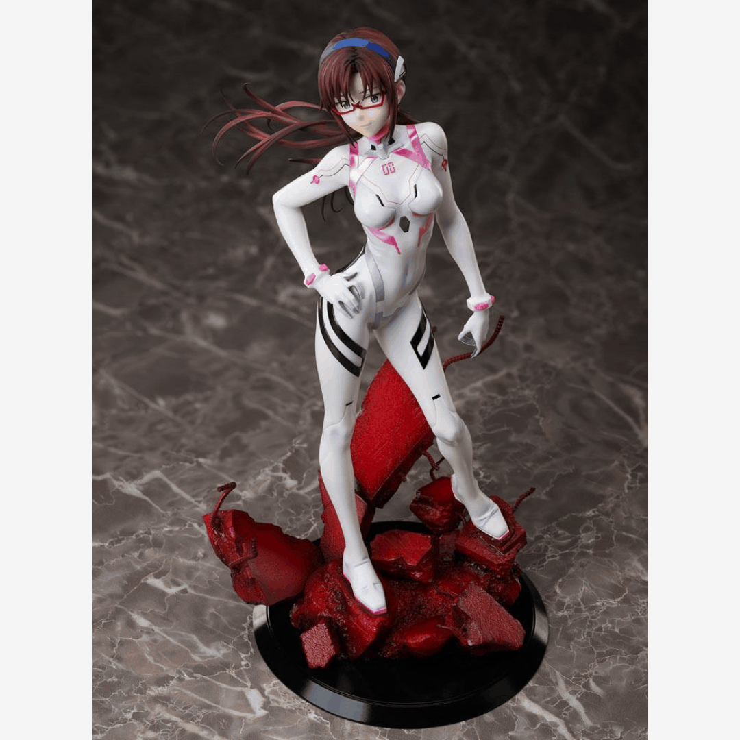 Statua Mari Makinami Last Mission Evangelion 3.0+1.0 27 cm in PVC con base, figure da collezione anime disponibile su Weeaboverse