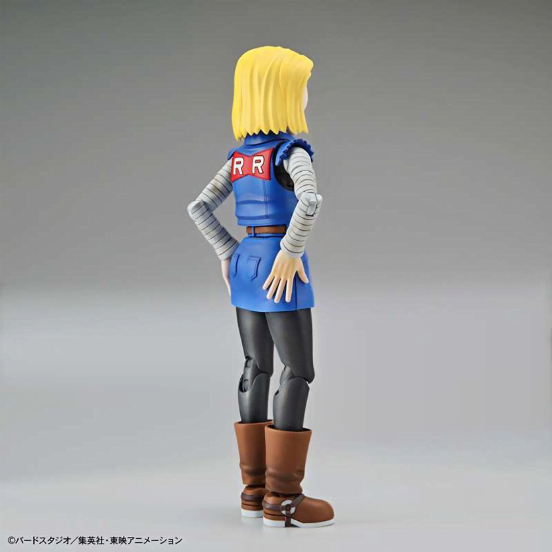 Box Model Kit Android 18 Figure-rise Standard Bandai, da assemblare senza colla, con parti speciali, per fan e collezionisti Dragon Ball Z.