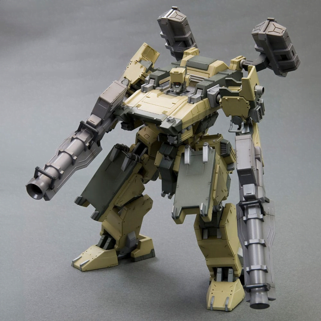 Box model kit GA Gan01 Sunshine-L Armored Core con design mecha militare, doppio cannone e look da battaglia futuristico