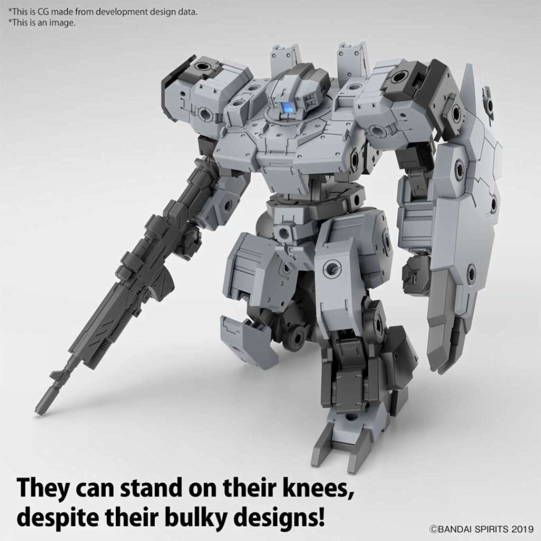 30MM eEXM-9 Baskyrotto Gray Bandai – model kit 1/144 altamente espandibile con fucile, scudo, giunti 3mm e drone RoiRoi incluso