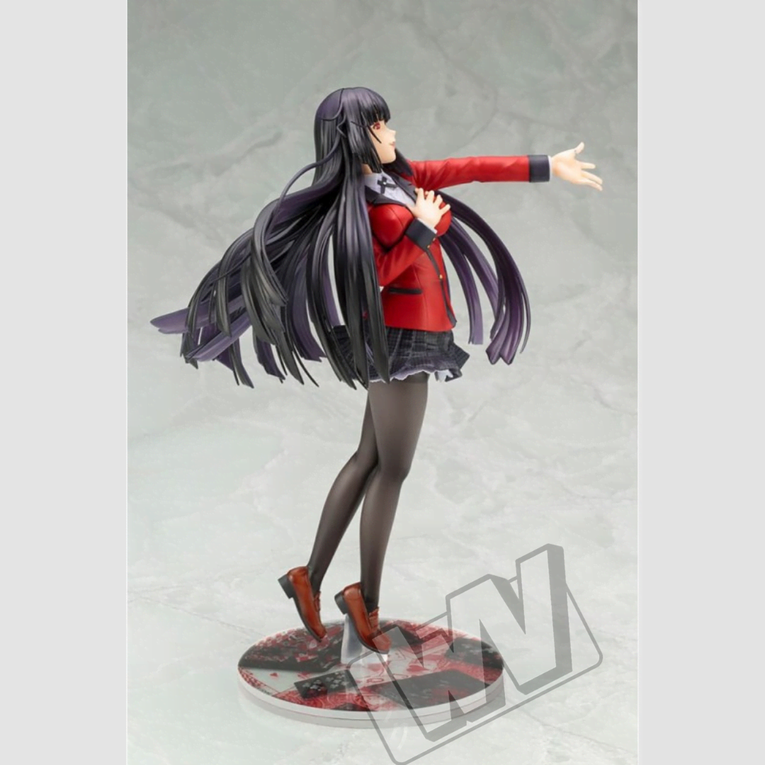 Figure Yumeko Jabami ARTFX J Kotobukiya 1/8 22 cm in PVC da Kakegurui: dettagli realistici, posa dinamica e design fedele all’anime originale