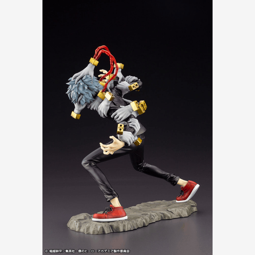 Figure Tomura Shigaraki 23 cm My Hero Academia in PVC con mani sul volto e posa dinamica – villain anime disponibile su Weeaboverse