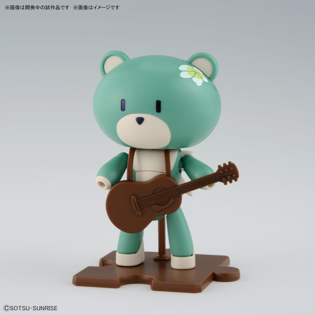 Box HG Bandai Beargguy Ohana & Aloharo Set 1/144 da Gundam Build Metaverse con orsetti tropicali e spirito Aloha per collezionisti e fan Gunpla.