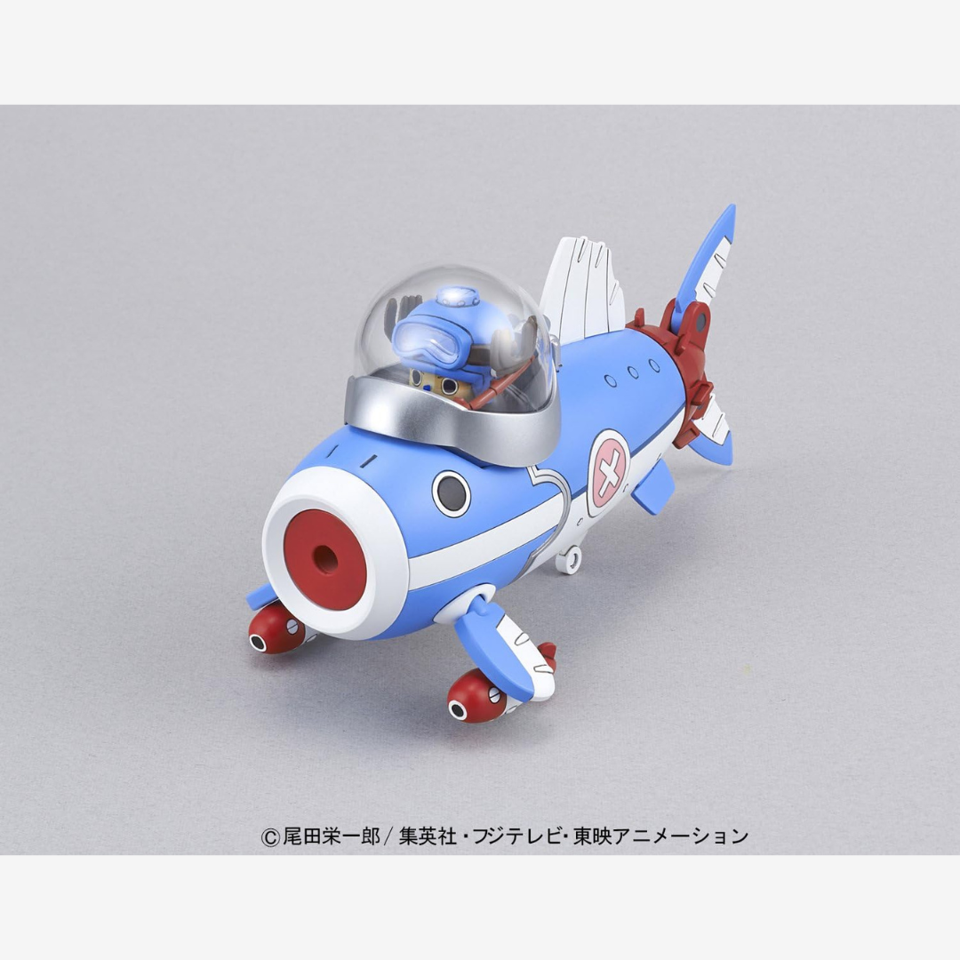 Chopper Robo No.3 Submarine da One Piece: kit Bandai da montare senza colla, sottomarino super cute di Chopper perfetto per fan e collezionisti anime.