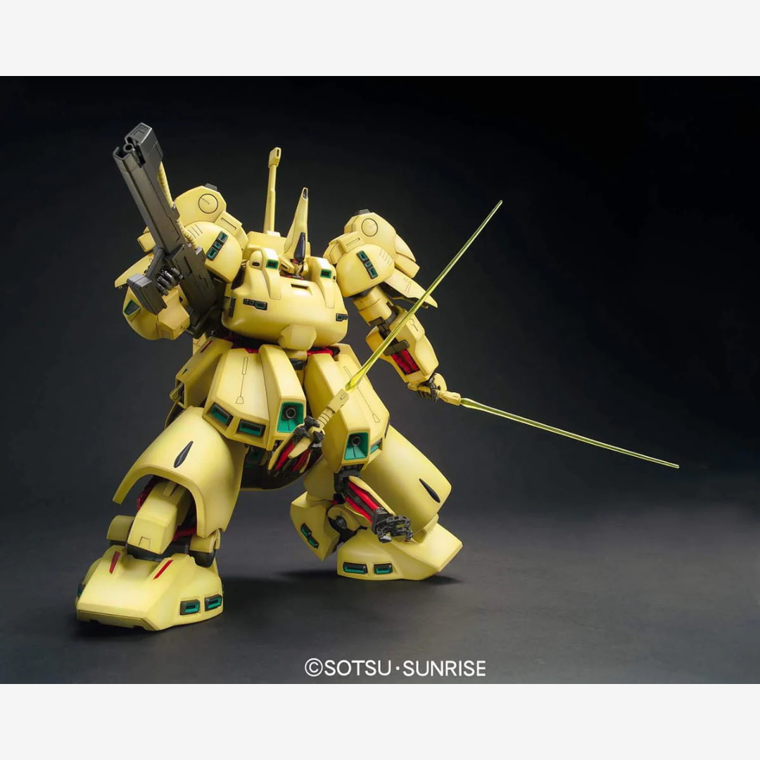 Box HG PMX-003 The-O 1/144 Bandai Gunpla Universal Century, mobile suit di Paptimus Scirocco, kit dettagliato da montare senza colla.