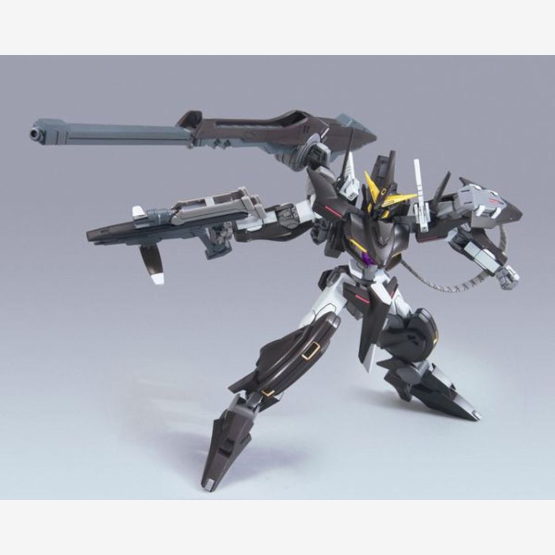 Box HG 1/144 Gundam Throne Eins Bandai – Gunpla Gundam 00 nero con cannone GN, kit da montare senza colla per fan Celestial Being