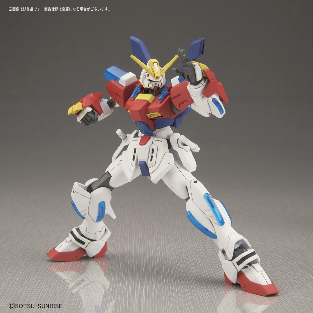 Gunpla HG 1/144 Star Burning Gundam Bandai – Sei Iori Mobile Suit da Build Fighters, kit da assemblare senza colla con effetto burning traslucido.