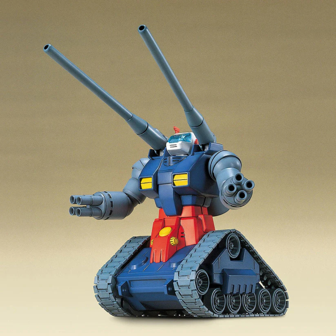 Box Gunpla Bandai HG 1/144 RX-75 Guntank, mobile suit supporto E.F.S.F. da Mobile Suit Gundam, kit da assemblare senza colla né verniciatura.