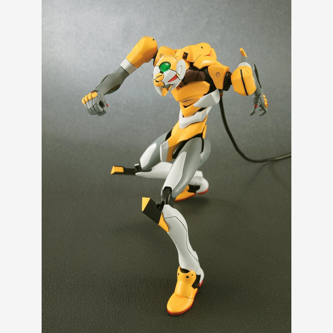 Box art Evangelion Unit-00 Proto Type Bandai, kit da montare senza colla né verniciatura, tratto da Neon Genesis Evangelion con Rei Ayanami