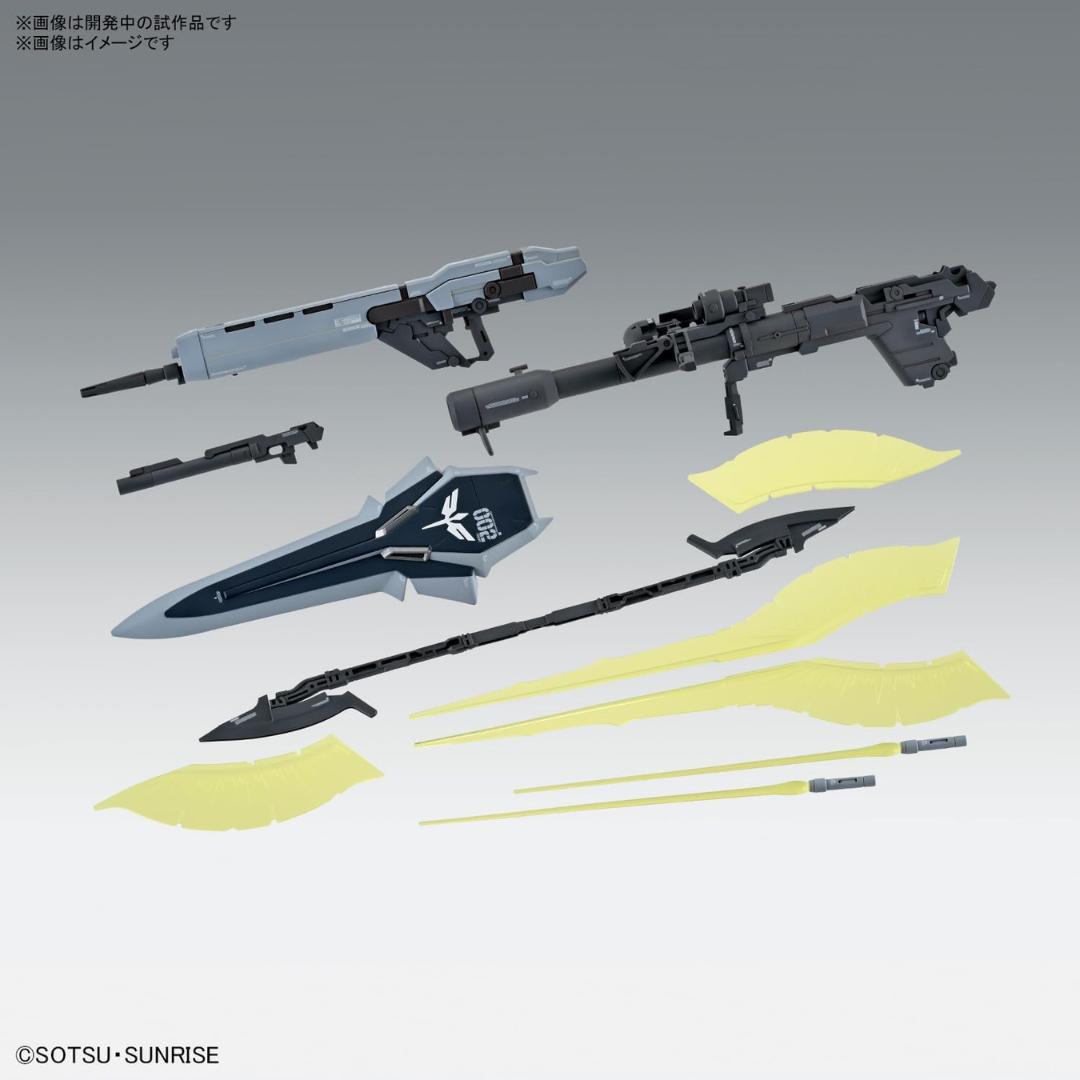 Box MG 1/100 Sinanju Stein Narrative Ver.Ka Bandai – Mobile Suit Gundam U.C. 0097, kit Gunpla da montare senza colla né verniciatura