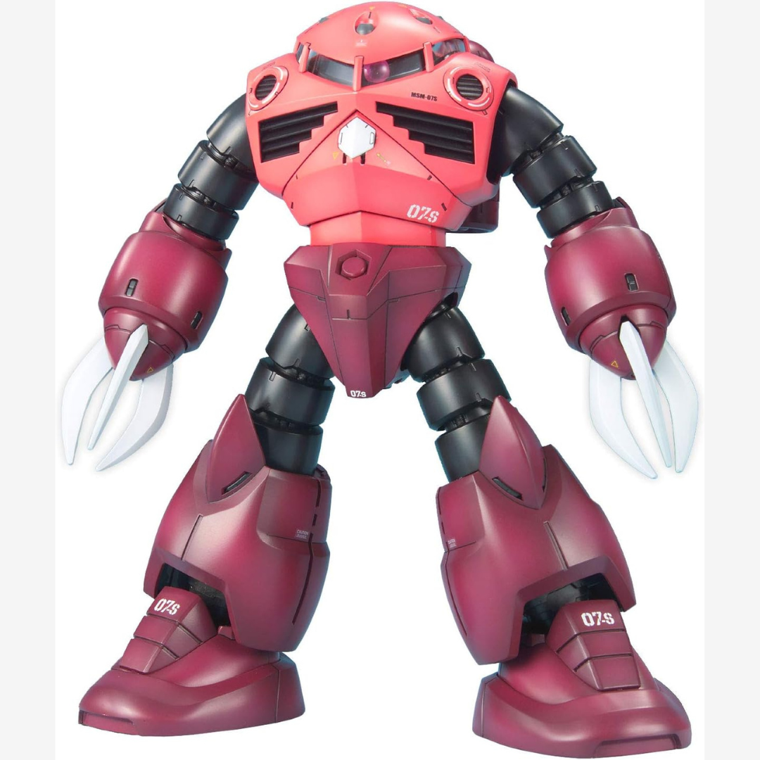 Gunpla MG 1/100 Z’Gok Custom Type Char Aznable – Mobile Suit anfibio Bandai da assemblare senza colla, modello dettagliato per collezionisti UC