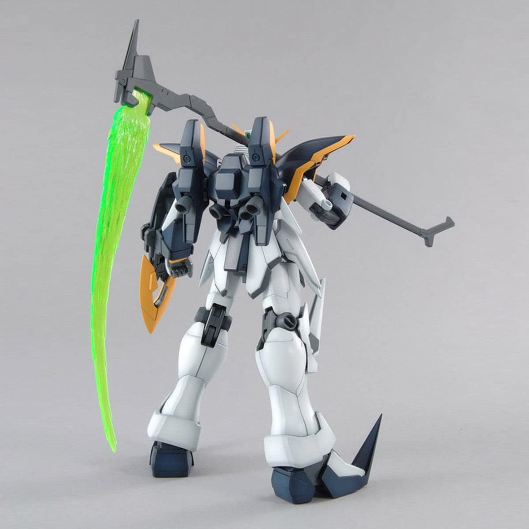 Box MG Deathscythe Gundam Endless Waltz Master Grade Bandai – Gunpla con falce energetica verde, dettagli gotici e montaggio senza colla.