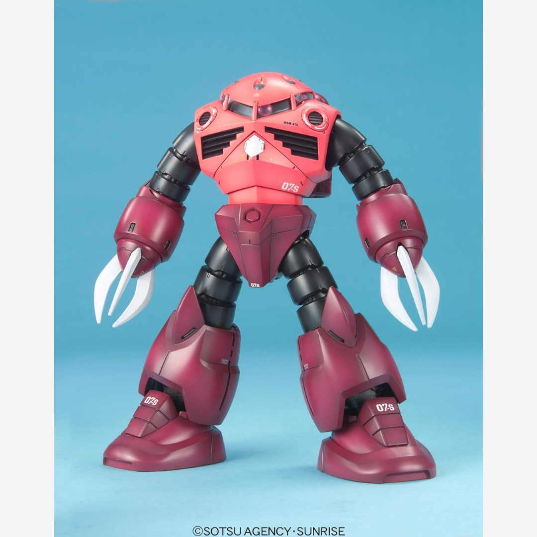 Gunpla MG 1/100 Z’Gok Custom Type Char Aznable – Mobile Suit anfibio Bandai da assemblare senza colla, modello dettagliato per collezionisti UC