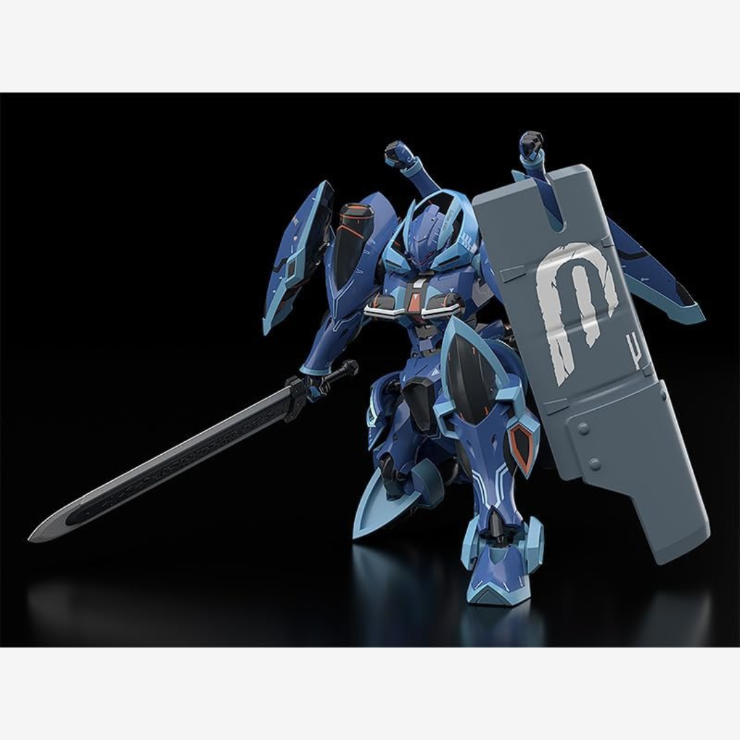 Kit Moderoid TOYBOX da Knight’s & Magic di Good Smile Company, mecha fantasy dettagliato da assemblare senza colla, ideale per fan anime e modellismo.