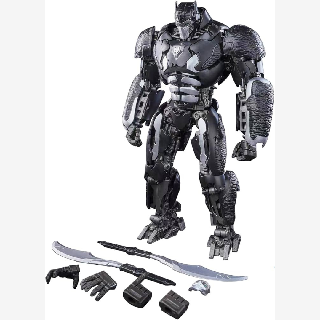 Model Kit Optimus Primal 20cm AMK Series – Transformers Rise of the Beasts, snodabile, dettagliato, senza colla né vernice, con accessori inclusi.