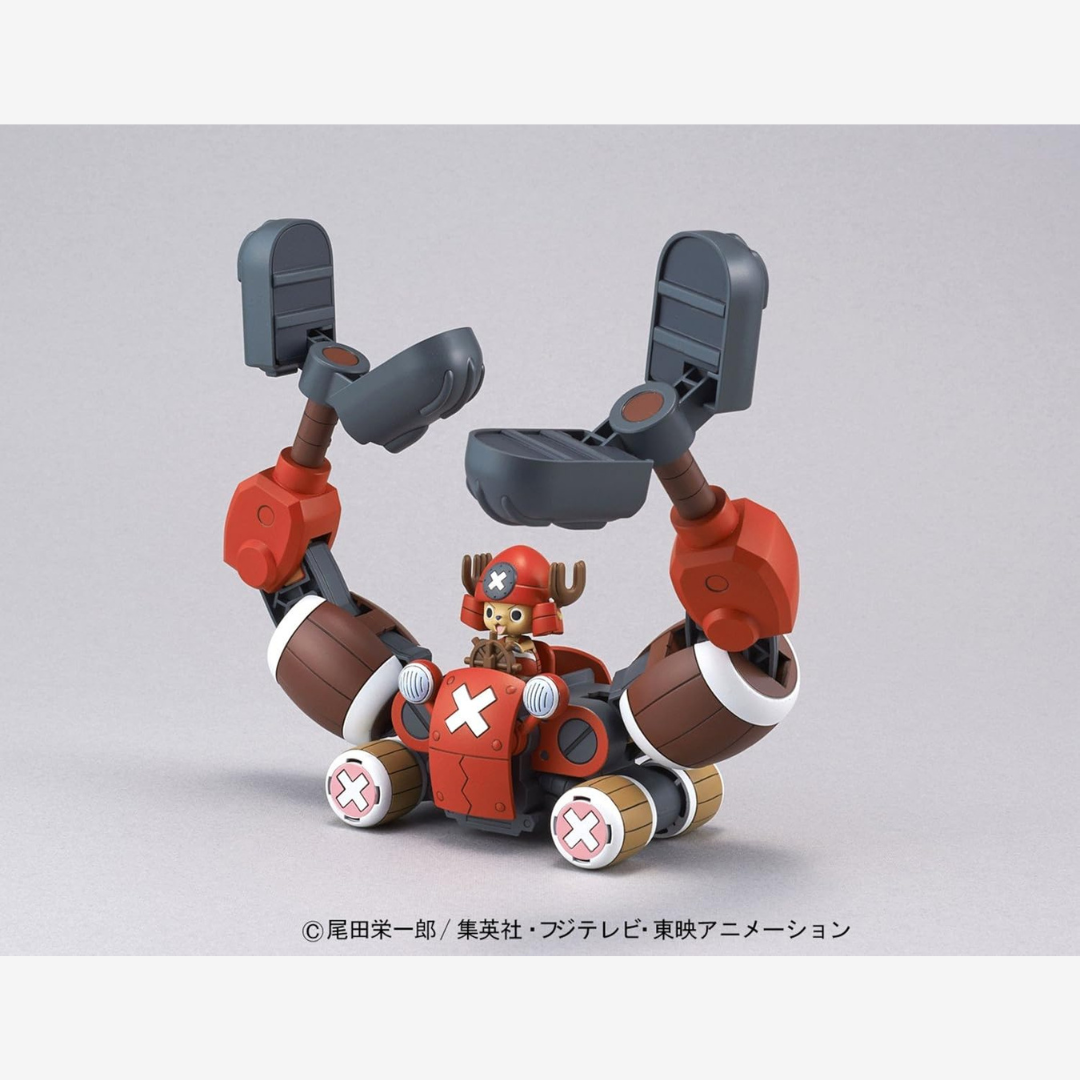 Box Bandai Chopper Robo No.5 Crane da One Piece, robot granchio rosso pilotato da TonyTony Chopper, kit modellismo da montare senza colla né verniciatura