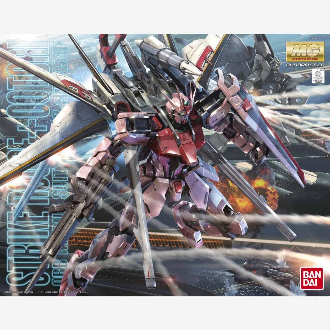 Box MG Strike Rouge Ootori Ver.RM Bandai 1/100 – Gunpla Gundam SEED con armi, ali e scudo, kit da assemblare senza colla né verniciatura