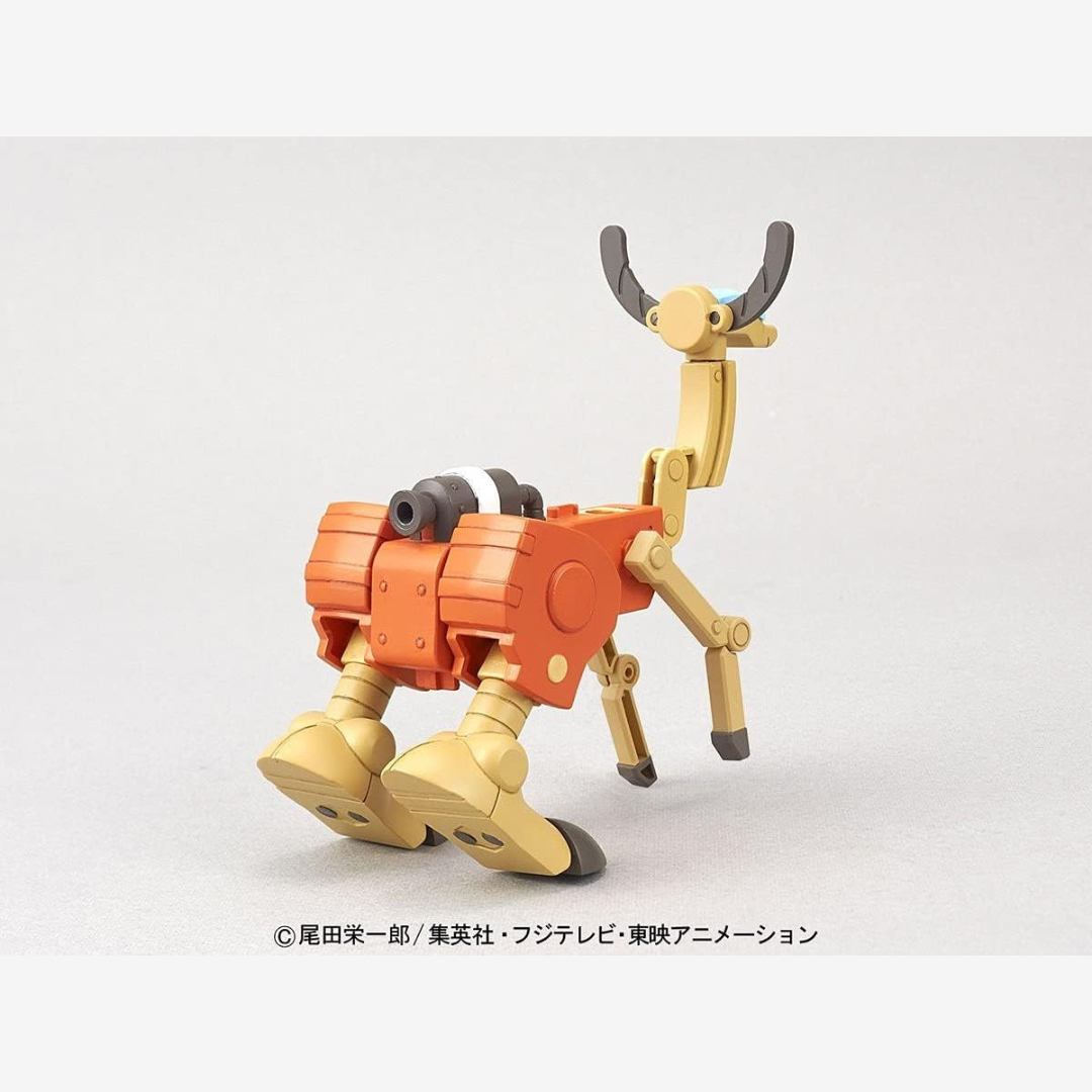 Box Bandai Chopper Robo Super No.5 Walk Hopper One Piece, robot articolato ispirato alla Walk Point di TonyTony Chopper, kit da assemblare senza colla né vernice