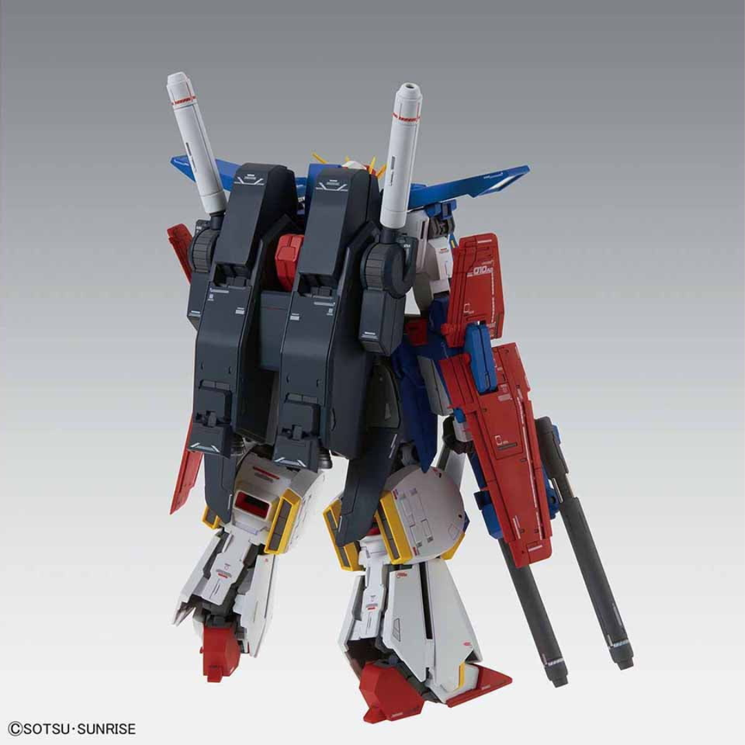 Gunpla MG ZZ Gundam Ver.Ka 1/100 Bandai: mobile suit trasformabile, dettagli premium, kit da montare senza colla perfetto per veri fan della serie anime.