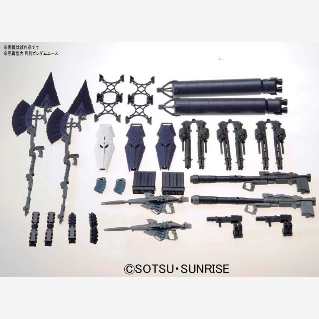 MG Full Armor Unicorn Gundam Ver.Ka 1/100 – Kit Gunpla con Psycho Frame verde, armamenti completi e design Katoki. Da montare senza colla né vernice.