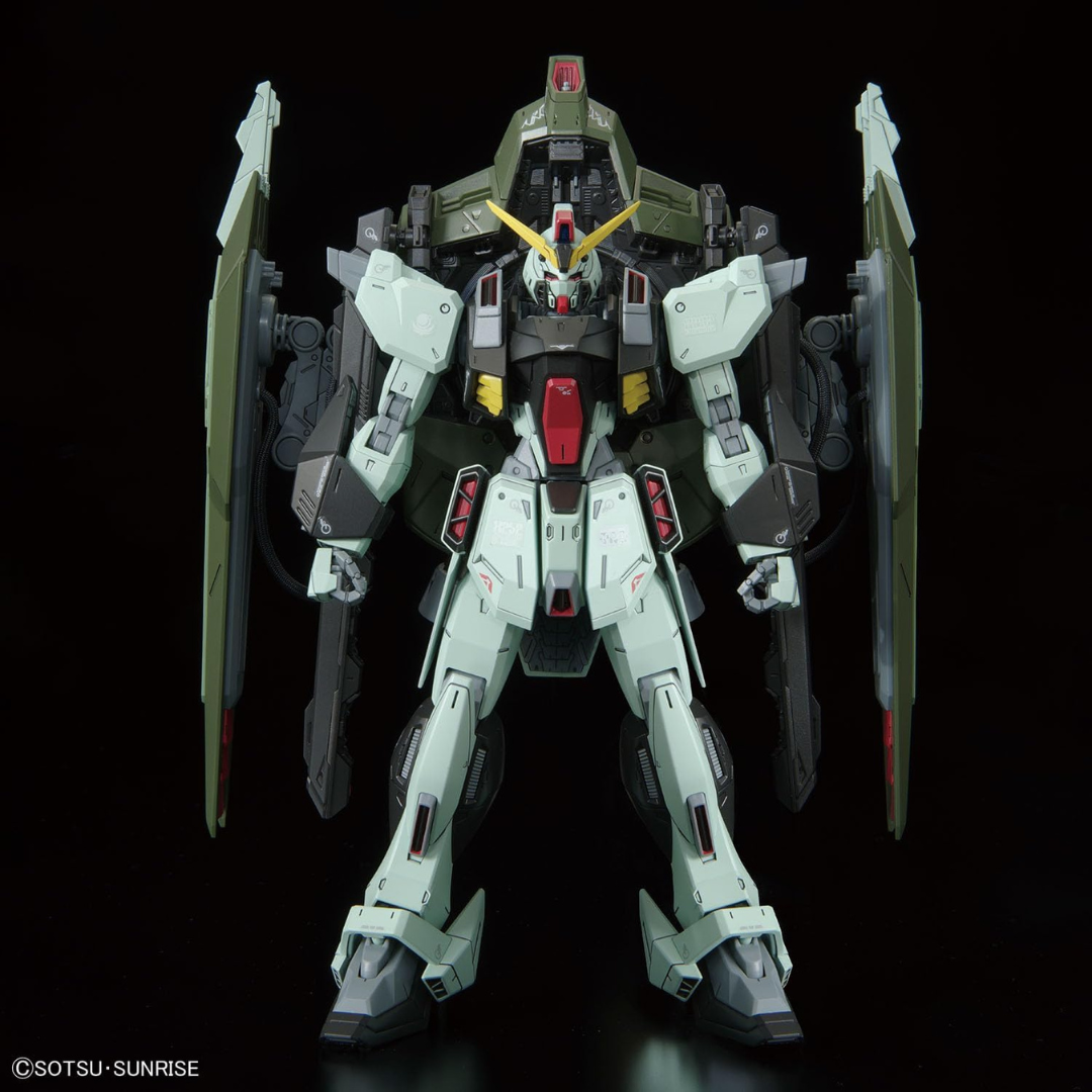 Box Gunpla Forbidden Gundam GAT-X252 Full Mechanics 1/100 Bandai, kit di montaggio realistico ispirato alla serie anime Gundam SEED, senza colla.