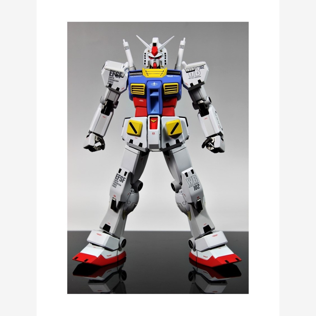 Box MG Master Grade RX-78-2 Gundam Ver.Ka da Mobile Suit Gundam, kit Gunpla dettagliato e iconico, da assemblare senza colla né vernice.