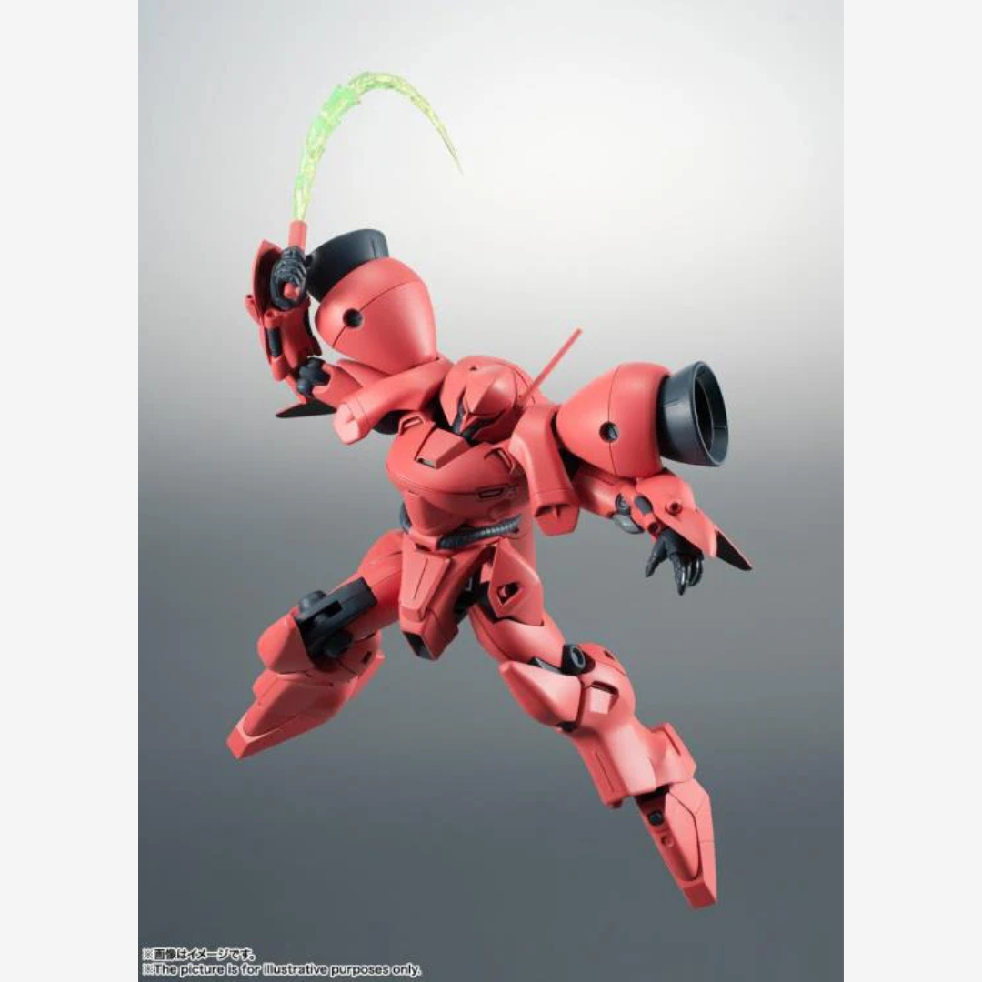 Box Gunpla Bandai HG 1/144 AGX-04 Gerbera-Tetra da Gundam 0083, kit assemblabile rosso, senza colla, con armamenti e booster fedeli all’anime.