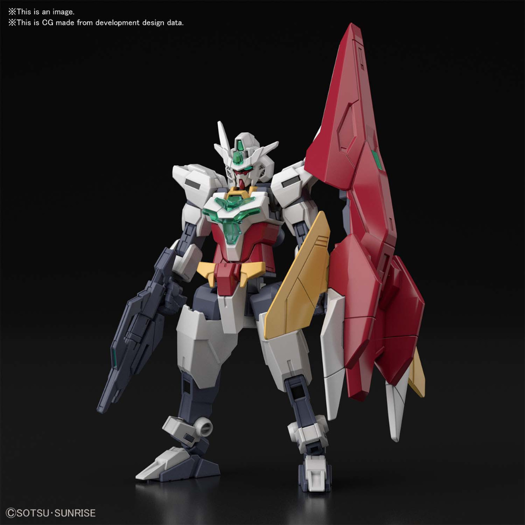 Box HG 1/144 Uraven Gundam Bandai – Gunpla Build Divers Re:Rise nero e turchese, modello da assemblare senza colla con armi di precisione e look stealth