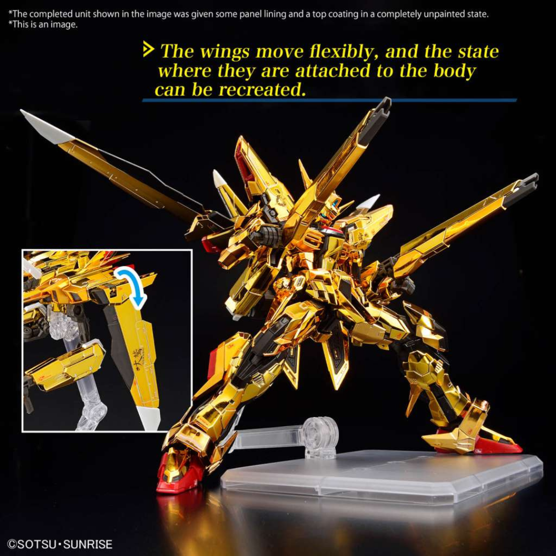 Gunpla HGUC Hyaku Shiki 1/144 versione Gold Coating, modello placcato oro con fucile e scudo, perfetto per fan Gundam e collezionisti Gunpla esperti