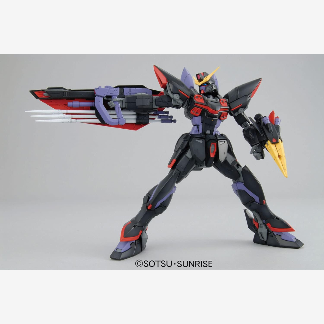 Box MG Blitz Gundam Master Grade Bandai – Gunpla di Gundam SEED con Mirage Colloid System, kit da assemblare senza colla per collezionisti esperti.