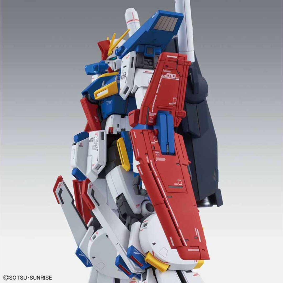 Gunpla MG ZZ Gundam Ver.Ka 1/100 Bandai: mobile suit trasformabile, dettagli premium, kit da montare senza colla perfetto per veri fan della serie anime.