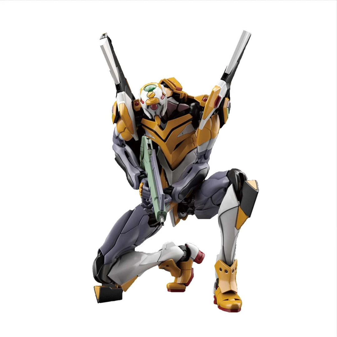 Model kit RG Evangelion Unit-00 Proto Type 1/144 Bandai, dettagliato, articolato, completo di armi, da assemblare senza colla né vernice.