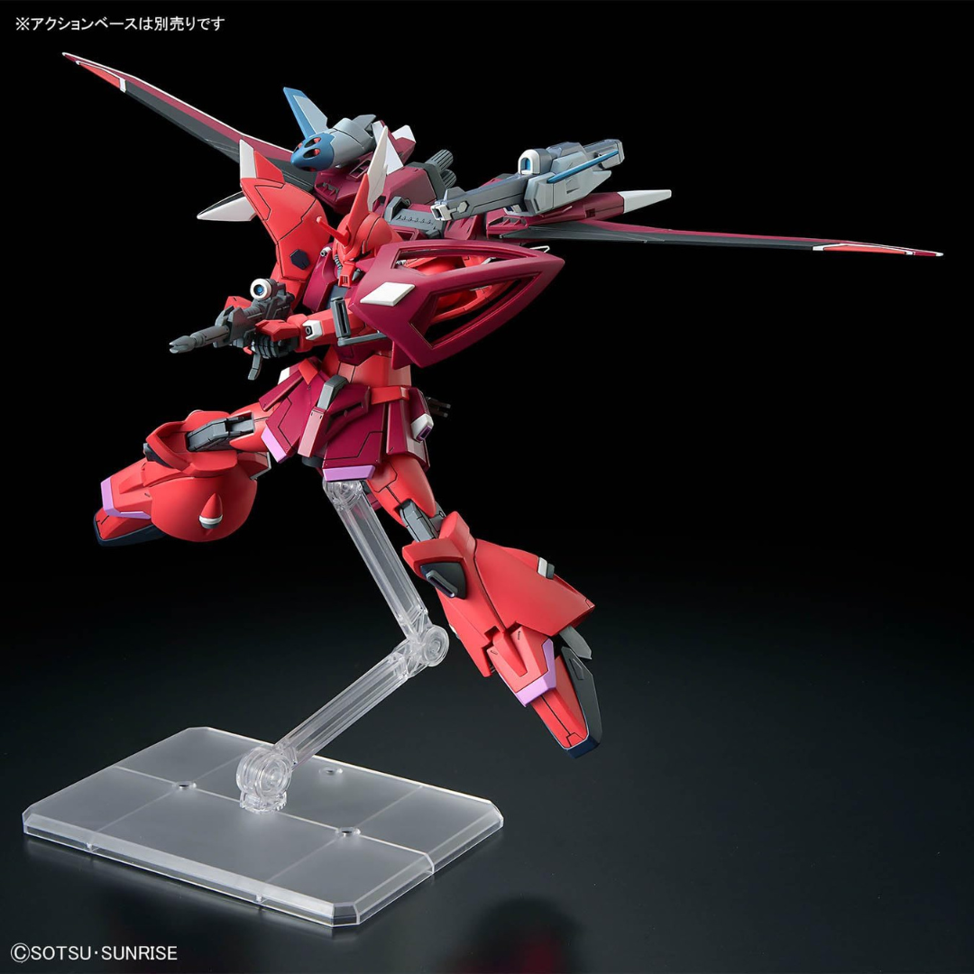 Box Gunpla Bandai HG 1/144 Gelgoog Menace Lunamaria Hawke Custom da Gundam SEED Freedom, kit da montare ricco di dettagli e armi customizzate.