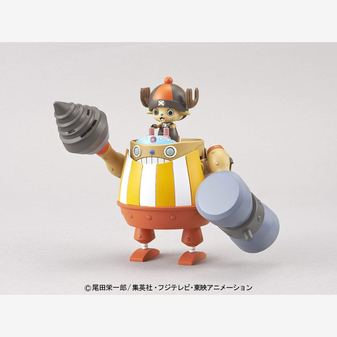 Box Bandai Chopper Robo Super No.4 Kung Fu Tracer One Piece, robot mecha con guantoni ispirato alla Kung Fu Point di Chopper, kit da assemblare senza colla né vernice