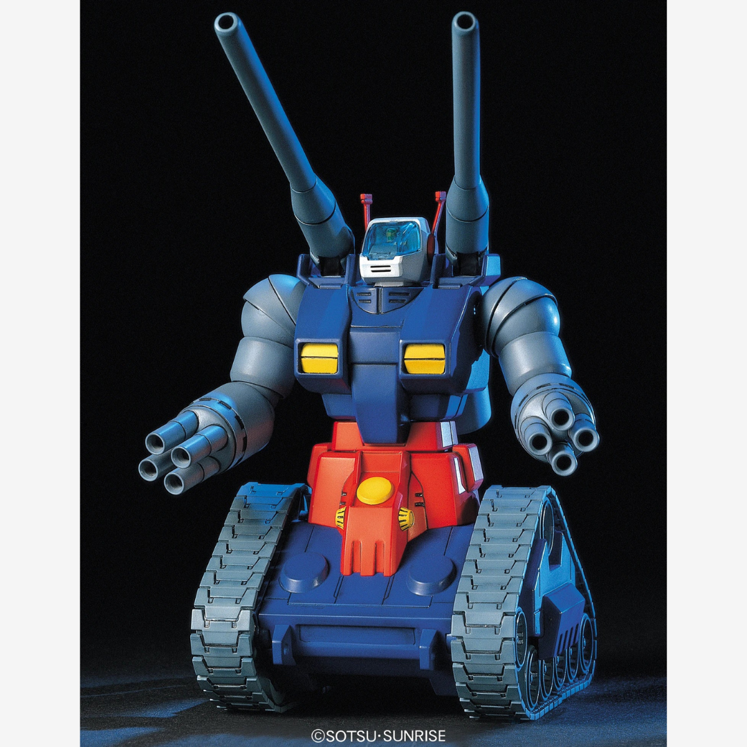 Box Gunpla Bandai HG 1/144 RX-75 Guntank, mobile suit supporto E.F.S.F. da Mobile Suit Gundam, kit da assemblare senza colla né verniciatura.