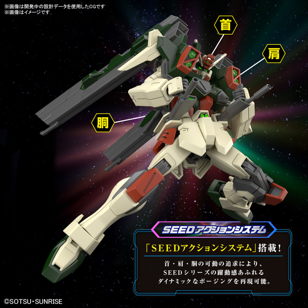 Box HG 1/144 Lightning Buster Gundam SEED Freedom – Gunpla Bandai 2024 con cannone doppio, dettagli aggressivi e montaggio senza colla