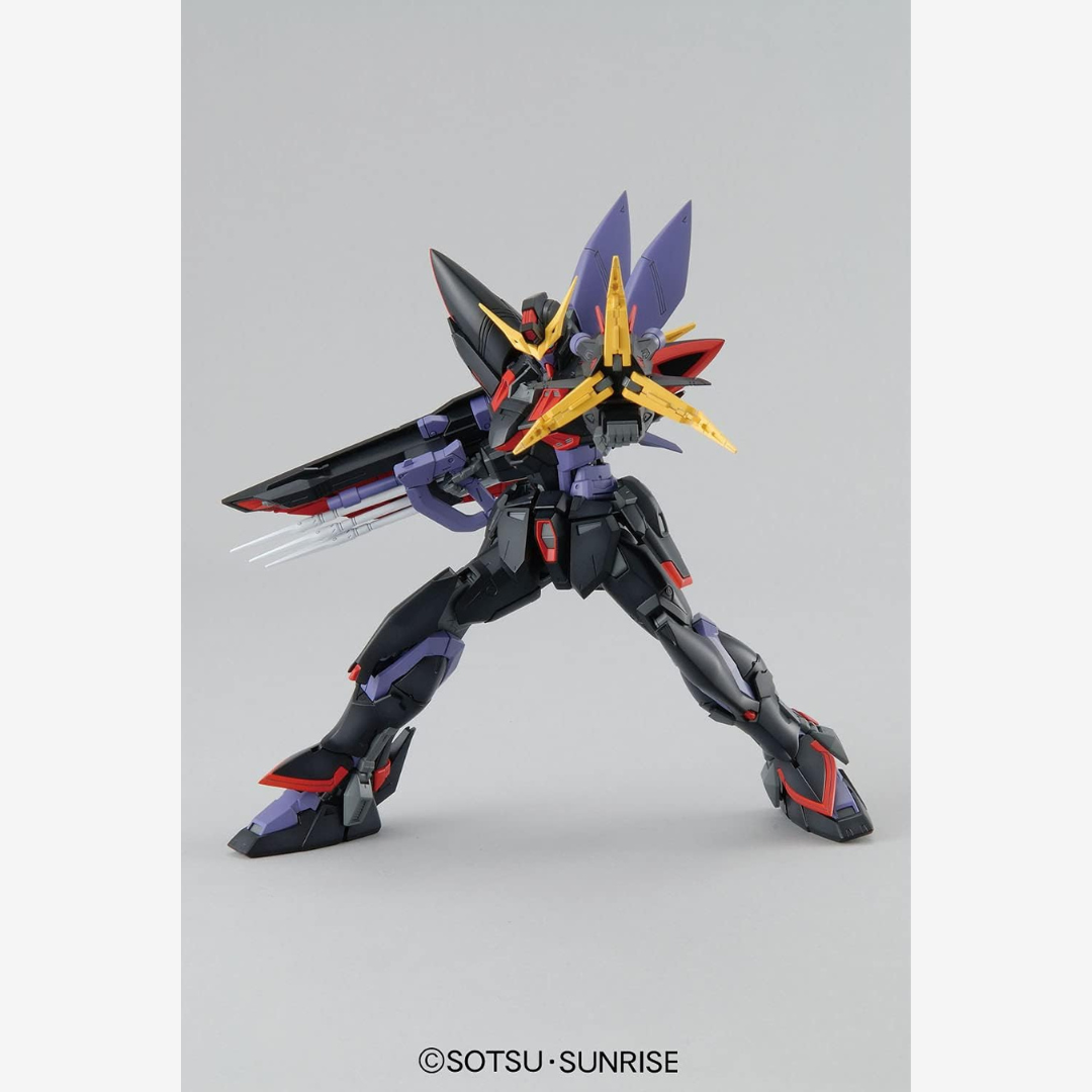 Box MG Blitz Gundam Master Grade Bandai – Gunpla di Gundam SEED con Mirage Colloid System, kit da assemblare senza colla per collezionisti esperti.